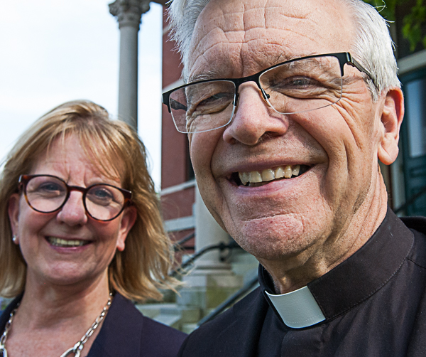 Senator Joan Lovely & Father John